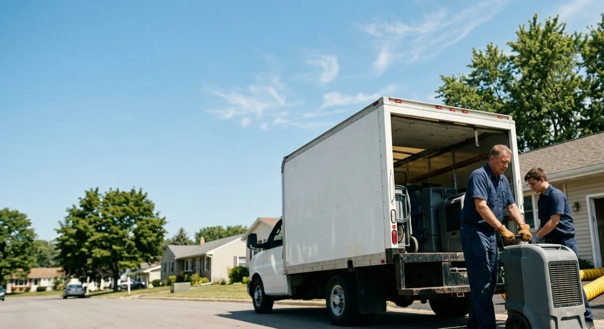 Water Damage Cleanup in Spencerville, IN near me